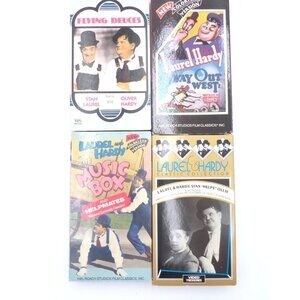 Laurel & Hardy VHS 4 tapes
